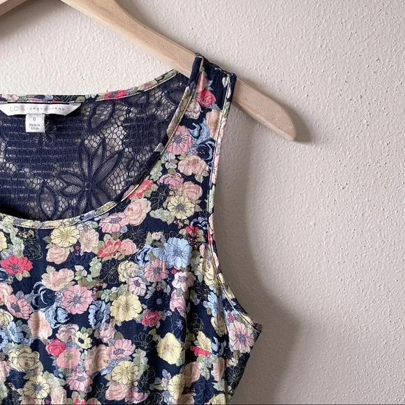 LC Lauren Conrad Fit & Flare Floral Lace Dress - Picture 8 of 13